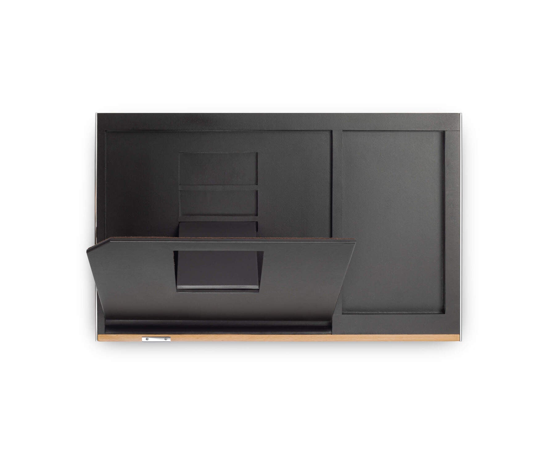 Buy Dark Brown Manhattan Ipad Stand - Compartment for Stationary items - Taamaa