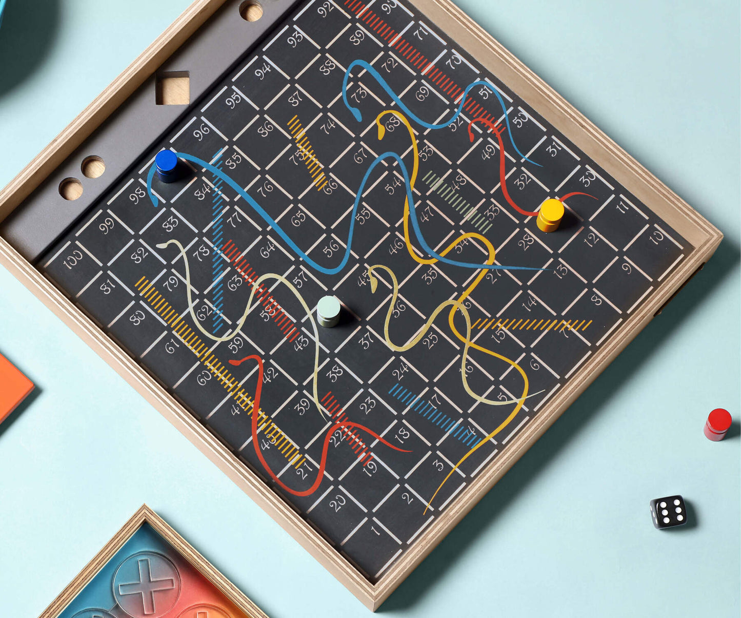 Buy Wooden Snakes and Ladders Prisma - For 10+ Age - Taamaa